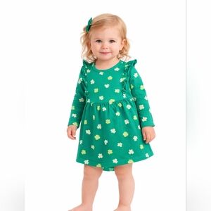 Carter’s Green Shamrock Dress 24 Months St. Patricks Day